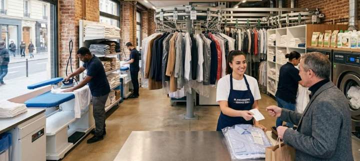 Service de blanchisserie à proximité de Lucé<br>Service de nettoyage textile à proximité de Lucé<br>Entretien de linge à proximité de Lucé